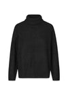 AdrianMD t-neck - Black-Knitwear-Modström-Butler Loftet