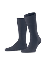 Airport - Dark Blue Mel-Socks/stockings-Falke-Butler Loftet