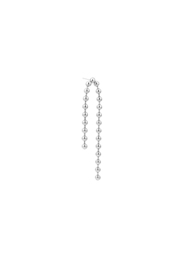 Atomic Double Chain Stud - Silver-Jewellery-Jane Kønig-Butler Loftet