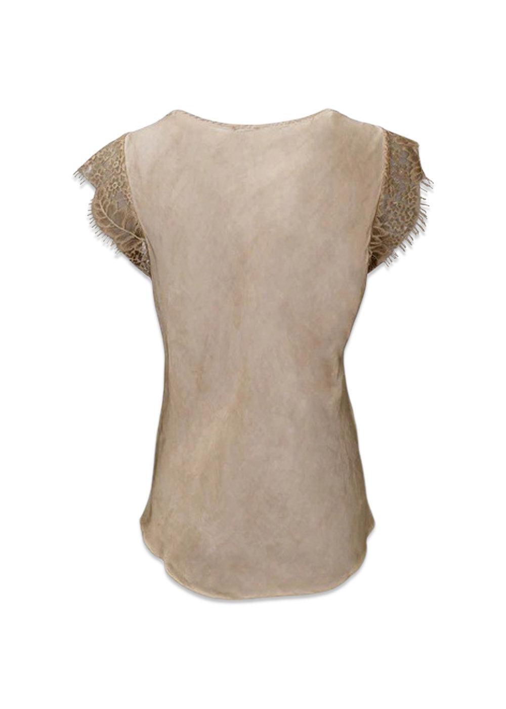 BCBILLY lace top - Champagne