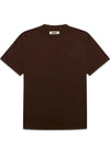 Baine Base tee - Brown-T-shirts-Woodbird-Butler Loftet
