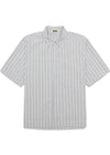 Banks Stripe Shirt - Off White-Shirts-Woodbird-Butler Loftet