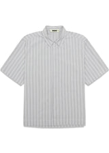 Banks Stripe Shirt - Off White-Shirts-Woodbird-Butler Loftet