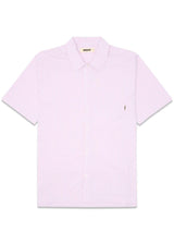 Banks Stripe Shirt - White-Pink-Shirts-Woodbird-Butler Loftet