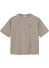 Box fit T-shirt Logo - Mocha-T-shirts-Bareen-Butler Loftet