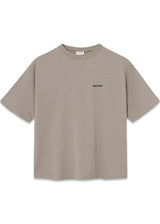 Box fit T-shirt Logo - Mocha-T-shirts-Bareen-Butler Loftet