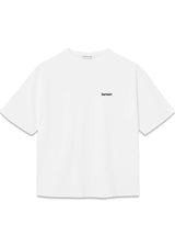 Box fit T-shirt Logo - White-T-shirts-Bareen-Butler Loftet