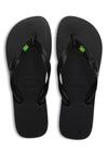 Brasil Logo - Black-Sandals-Havaianas-Butler Loftet