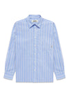 Buzo Striped Shirt - Light Blue-Shirts-Woodbird-Butler Loftet
