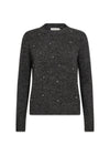 CMDIAMOND PULLOVER - Dark Grey Melange-Knitwear-Copenhagen Muse-Butler Loftet