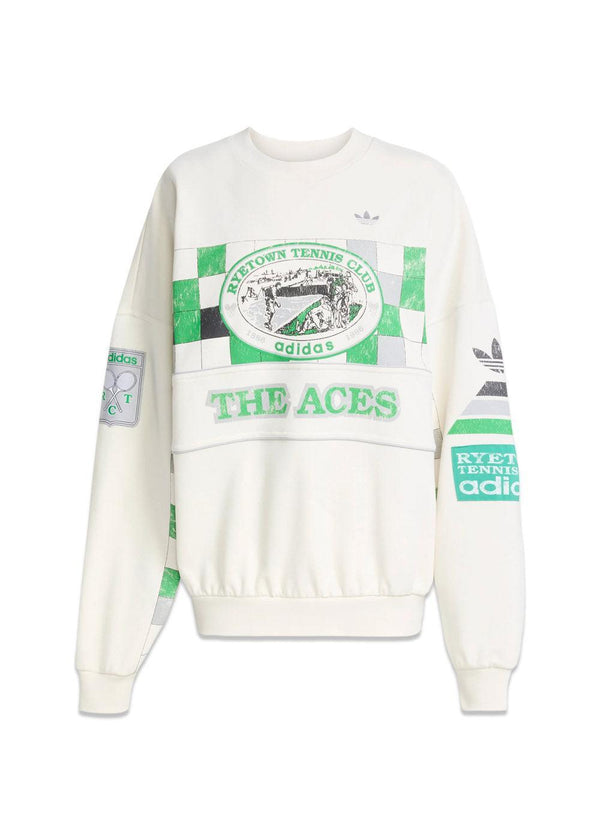 COURT CREW - Cloud White-Sweatshirts-Adidas Originals-Butler Loftet