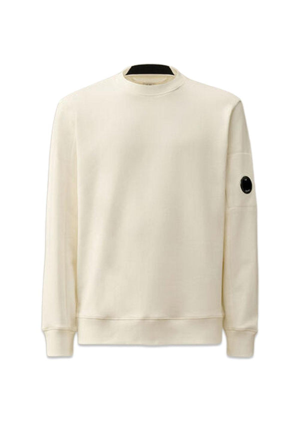 CREW NECK - White-Sweatshirts-C.P. Company-Butler Loftet