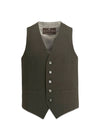 Carlo Waistcoat - Battle Green-Blazers-Oscar Jacobson-Butler Loftet