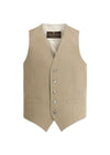 Carlo Waistcoat - Nubuck Beige-Blazers-Oscar Jacobson-Butler Loftet