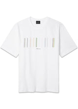 Casual Fit T-Shirt Stripe - White-T-shirts-Paul Smith - PS-Butler Loftet