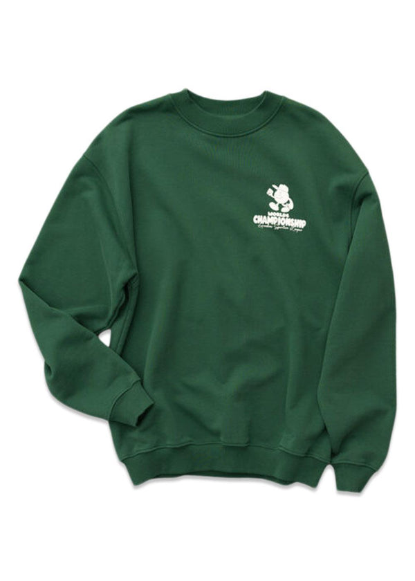 Championship Crewneck - Green-Sweatshirts-Goodies Sportive-Butler Loftet
