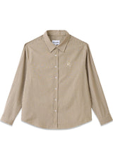 Checkered Shirt - Beige-Shirts-Globe Studios-Butler Loftet