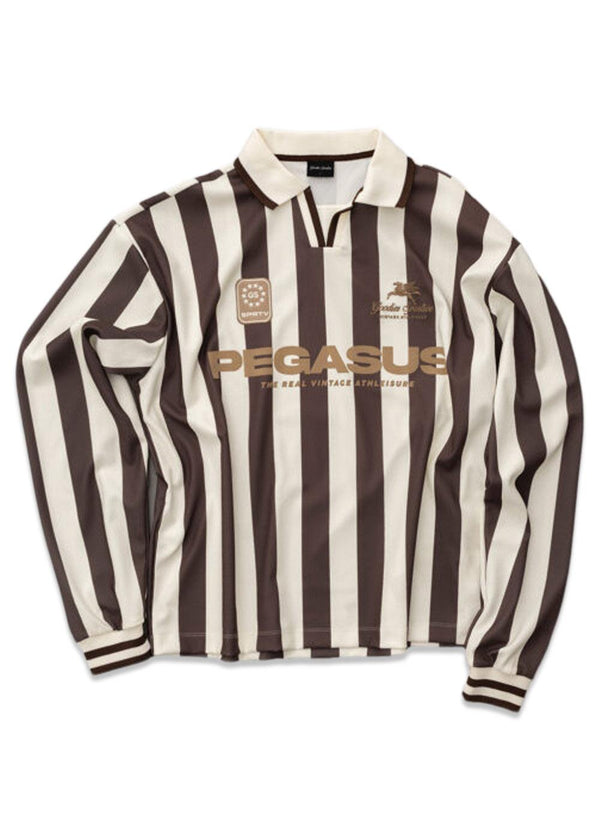 Cocoa Vintage Football Tee - Brown-T-shirts-Goodies Sportive-Butler Loftet