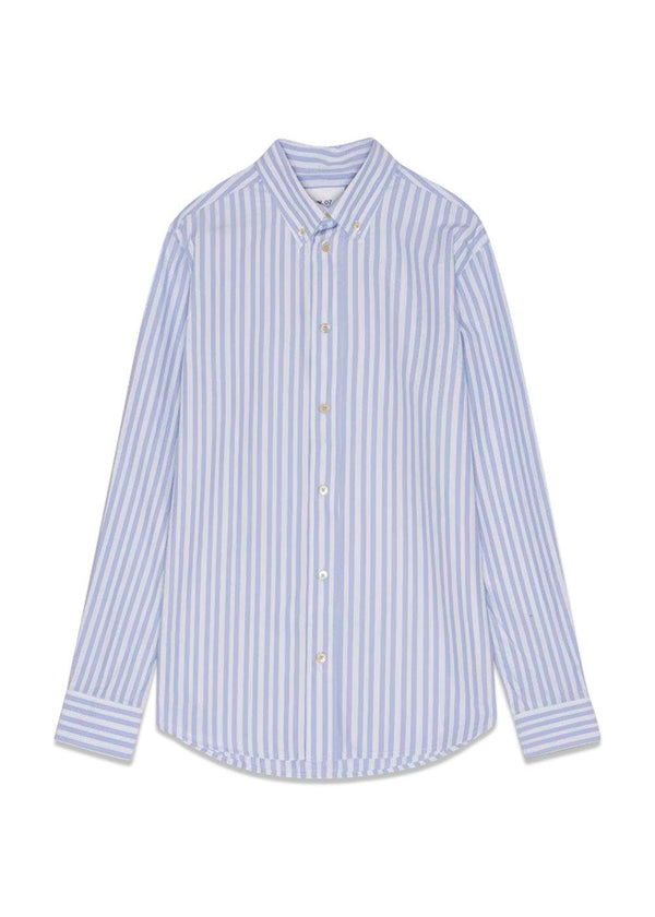 Colby Shirt 5973 - Blue Stripe-Shirts-Nn. 07-Butler Loftet