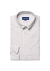 Contemparary-Striped Oxford - White Brown-Shirts-Eton-Butler Loftet