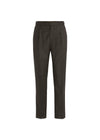 Delon Side Adjuster Evo Trousers - Slate Brown-Pants-Oscar Jacobson-Butler Loftet