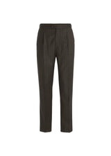 Delon Side Adjuster Evo Trousers - Slate Brown-Pants-Oscar Jacobson-Butler Loftet