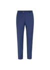 Denz Trousers - Blue Print-Pants-Oscar Jacobson-Butler Loftet