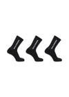 EVERYDAY CREW 3-PACK - Black / Black / Black-Socks/stockings-Salomon-Butler Loftet