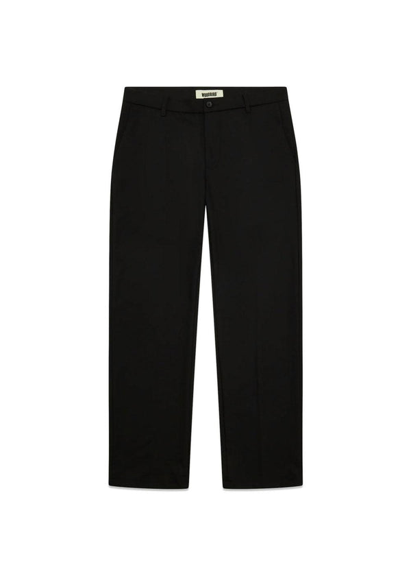 Eik Nickel Pants - Black-Pants-Woodbird-Butler Loftet