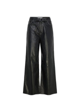 Elijah - Polished Leather - Black-Pants-DAY Birger et Mikkelsen-Butler Loftet