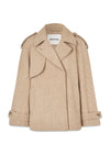 EsmundMD twill jacket - Beige Twill Melange-Outerwear-Modström-Butler Loftet