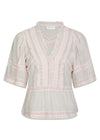 Evienne S Voile Top - Light Pink-Top-Neo Noir-Butler Loftet