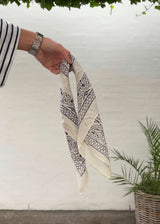 FILUCA SCARF - Creme/Navy-Scarf-Bella Ballou-Butler Loftet