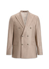 Farris Blazer - Sand Beige-Outerwear-Oscar Jacobson-Butler Loftet