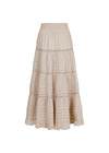 Felicia S Voile Skirt - Sand-Skirts-Neo Noir-Butler Loftet