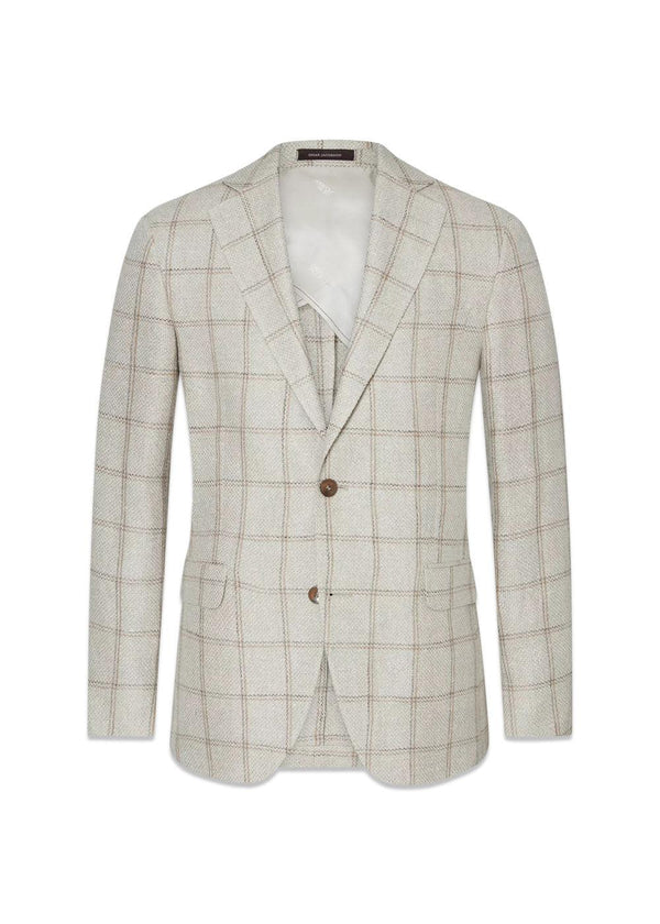 Ferry Soft Blazer - Creme White-Blazers-Oscar Jacobson-Butler Loftet