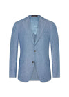 Ferry Soft Blazer - Smog Blue-Blazers-Oscar Jacobson-Butler Loftet