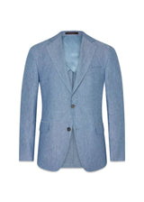 Ferry Soft Blazer - Smog Blue-Blazers-Oscar Jacobson-Butler Loftet