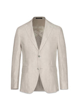 Oscar Jacobsons Ferry Soft Blazer - White Grass. Køb blazers her.
