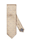 Floral Silk Tie - Beige-Accessories-Eton-Butler Loftet
