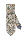 Floral Silk Tie - Green-Accessories-Eton-Butler Loftet