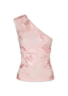 Florini Big Flower Mesh Top - Light Pink-Top-Neo Noir-Butler Loftet