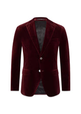 Fogerty Blazer - Leather Red Brown-Blazers-Oscar Jacobson-Butler Loftet