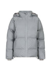 Fox C Puffer Jacket - Light Grey-Outerwear-Neo Noir-Butler Loftet