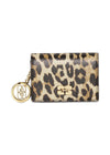 Ganni Bou Card Holder With Flap Print - Leopard-Wallet/Purse-Ganni-Butler Loftet