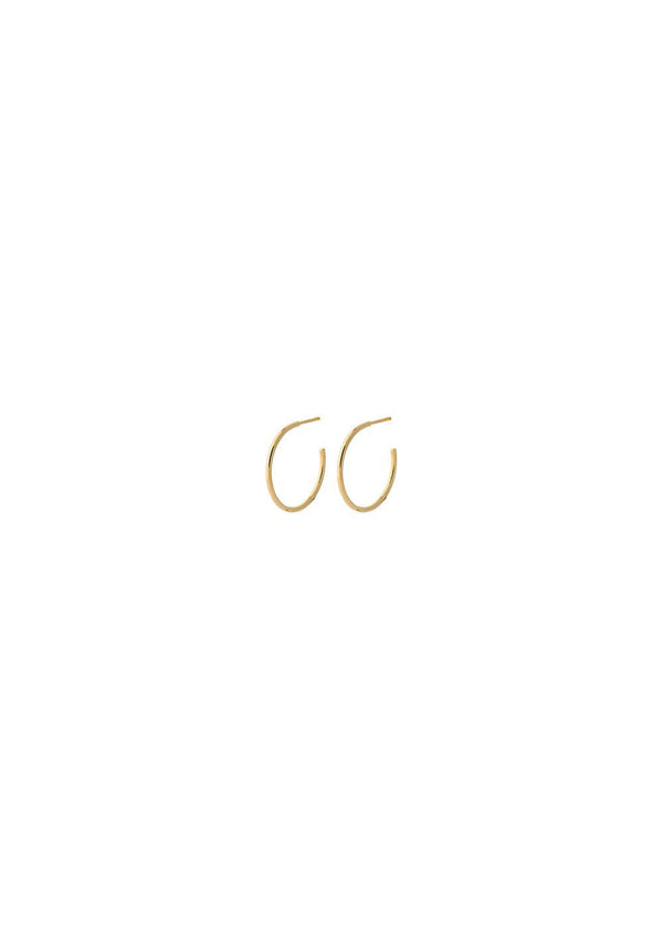Globe Creoles size 22 mm - Gold-Jewellery-Pernille Corydon-Butler Loftet