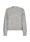 GrannonMD o-neck - Grey Melange-Knitwear-Modström-Butler Loftet
