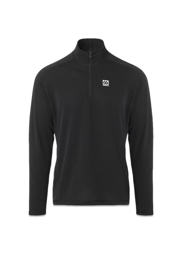 Grettir Zip Neck - Black-Shirts-66 North-Butler Loftet