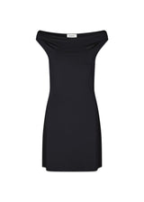 HimaMD off-shoulder dress - Black-Dress-Modström-Butler Loftet