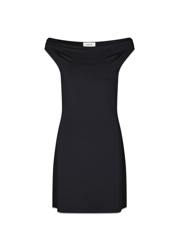 HimaMD off-shoulder dress - Black-Dress-Modström-Butler Loftet